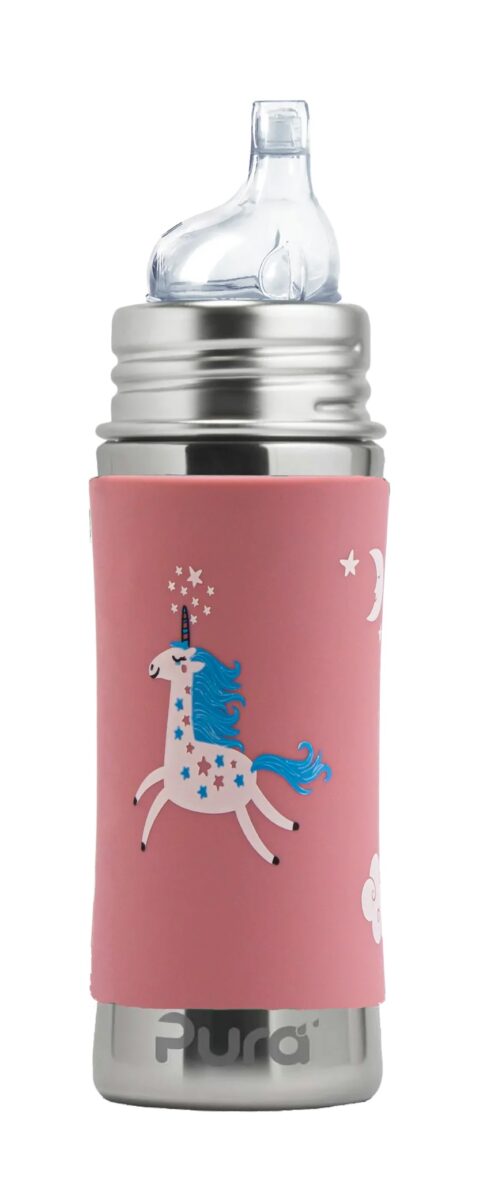 Ισοθερμικό Μπουκάλι Pura Sippy “Unicorn” sleeve