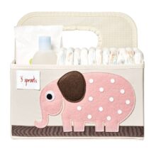 3sprouts_diaper_caddy_elephant_propped